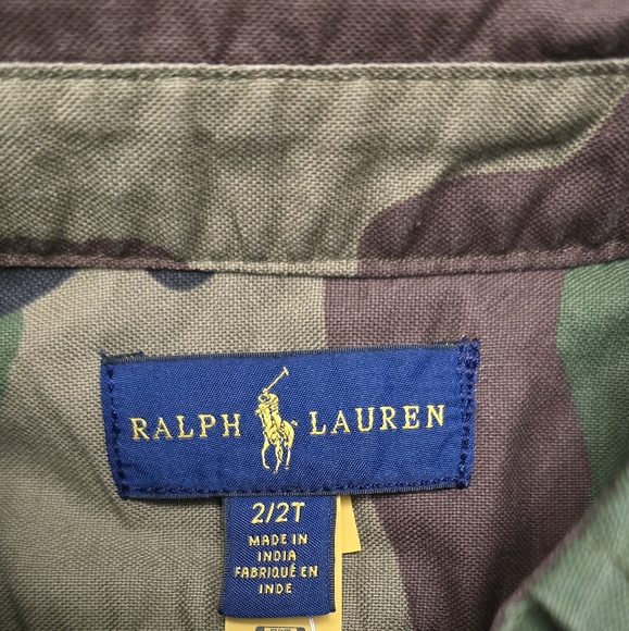 Ralph Lauren Camouflage Button Down Shirt - Picture 4 of 5